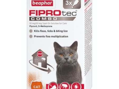 Beaphar FIPROtec® COMBO for Cats - 3 Pipettes Fashion