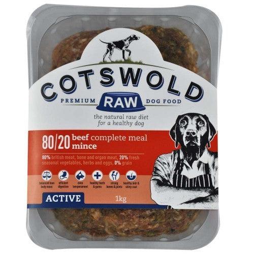 Cotswolds Adult Working Beef Mince Active 1kg on Sale