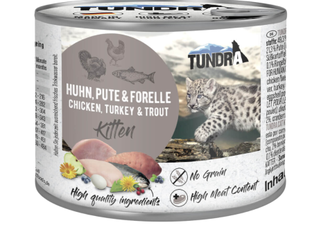 Tundra Cat Tin - Kitten - Turkey & Trout Discount