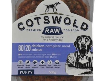 Cotswolds Puppy Working Chicken Mince 500g Online now