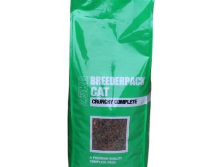 Breederpack Crunchy Complete Cat Food 2.5kg Hot on Sale