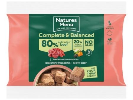 Natures Menu Complete & Balance 80 20 Tender Cuts of Beef 500g Fashion