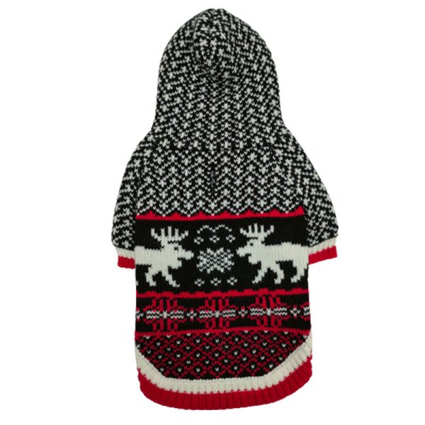 Christmas Petstop Dog Jumper - Reindeer Black For Cheap