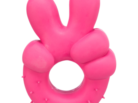 Trixie Latex Peace Hand Sign - Dog Toy Hot on Sale