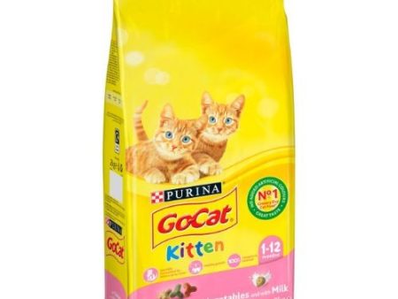 Go Cat Complete Kitten Food with Chicken, Carrots and Milk 2kg For Cheap