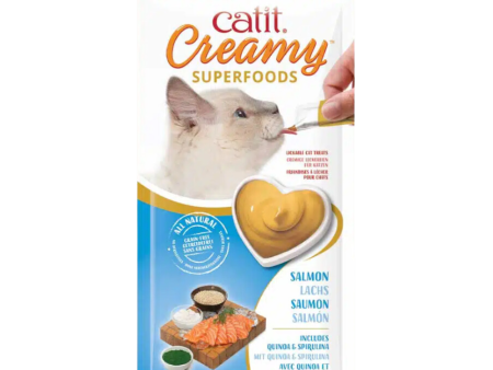 Catit Creamy - Superfoods - Cat Treat - Salmon Cheap