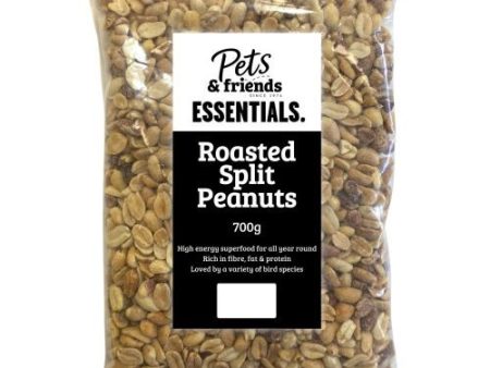 Pets & Friends Essentials Roasted Split Peanuts Bird Food 700g Discount