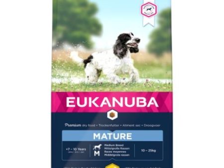 Eukanuba Thriving Mature Dog Food for Medium Breeds with Chicken 2kg Online