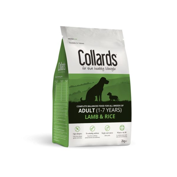 Collards Lamb And Rice Adult Dry Dog Food - 2kg on Sale