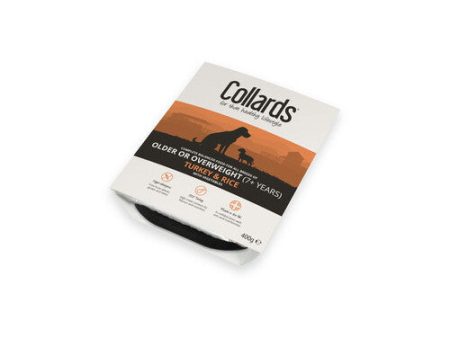 Collards Turkey Senior Wet Dog Food- 7 x 395g Trays For Sale