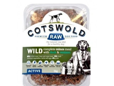 Cotswold Adult Working Duck & Venison Mince Active 1kg Hot on Sale