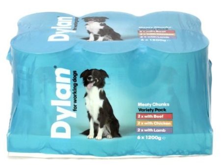 Dylan Supersized Working Wet Dog Food Tins 6 x 1200g Online Sale