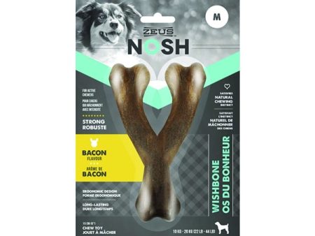 Zeus Nosh Strong Chew Bone Bacon Wishbone Sale