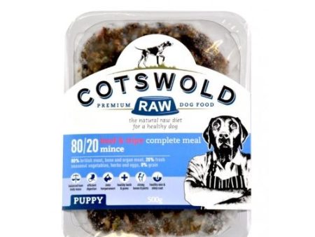 Cotswolds Puppy Working Beef & Tripe Mince Active 1kg Online Hot Sale