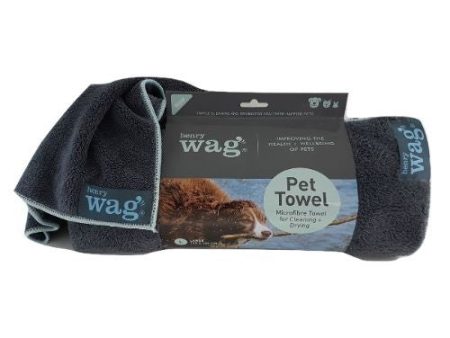 Henry Wag Pet Microfibre Cleaning and Dry Towel 100x70cm Cheap