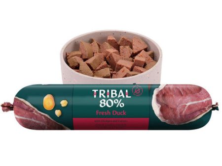 TRIBAL 80% Gourmet Sausage Complete Wet Food Duck 750g For Discount