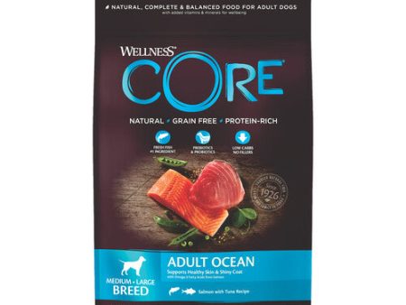 Wellness CORE Ocean Fish Salmon and Tuna Grain Free Adult Dry Dog Food 10kg Hot on Sale