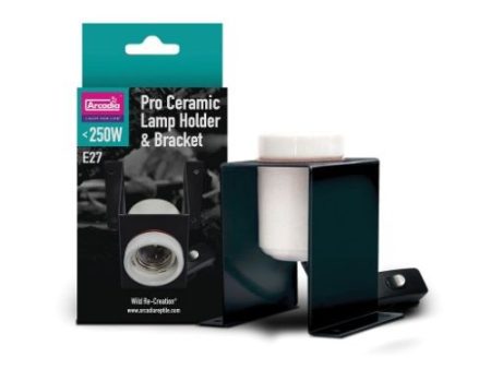 Arcadia Pro Ceramic Lamp Holder & Bracket Online now