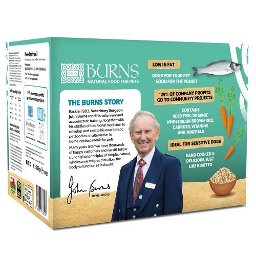 Burns Penlan Farm with Fish, Brown Rice and Vegetables Dog Pouches 6x400g Online