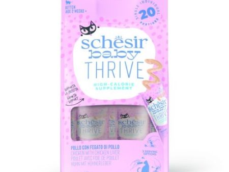 Schesir Baby Thrive Wet Kitten Food Chicken 20 x 8g Hot on Sale