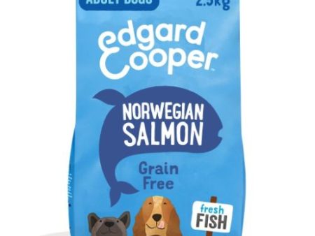 Edgard & Cooper Adult Grain Free Dry Dog Food with Fresh Norwegian Salmon 2.5kg For Discount