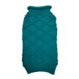 Petstop Dog Jumper - Honeycomb Teal For Cheap