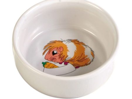 Ceramic Bowl with Motif Guinea Pig Fashion