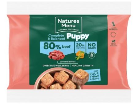 Natures Menu Complete & Balance Puppy 80 20 Beef 500g on Sale