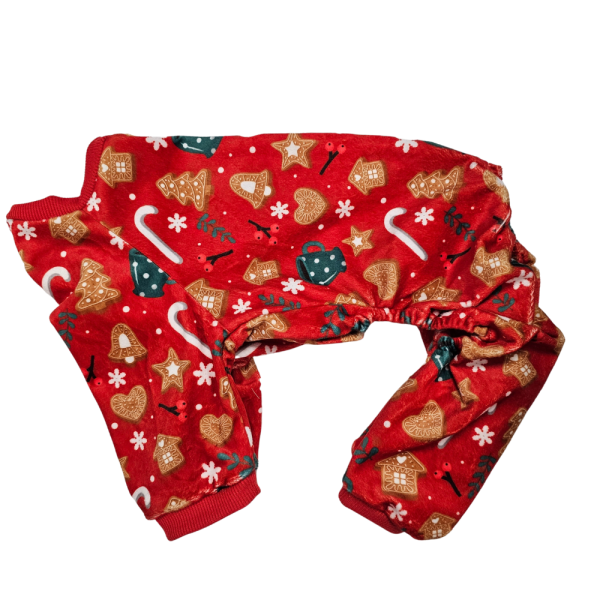 Christmas Dog Pyjamas - Cookies - Red Online