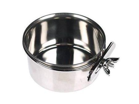 Nobby Stainless Steel Bird Bowl with Cage Attachment Sale