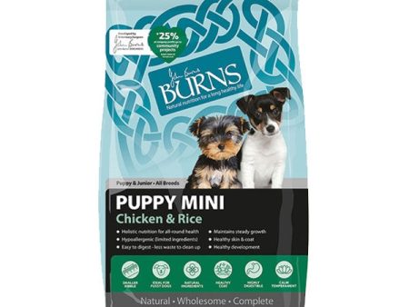 Burns Puppy Mini Bite Chicken & Rice 6kg on Sale