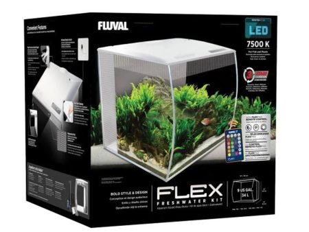 Fluval FLEX Aquarium 34L -  White For Discount