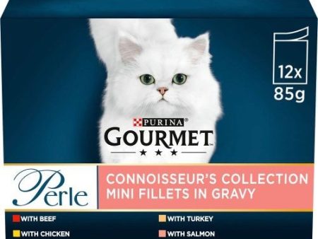 Gourmet Perle Connoisseurs Cat Food Pouches 12x85g Online Sale