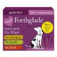 Forthglade Adult Wet Dog Food Multipack - Meaty Selection 395g x 12 Cheap