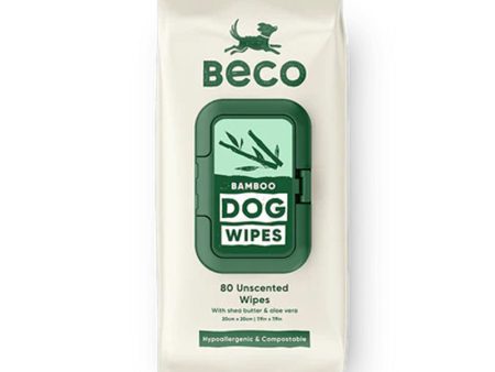 BeCo - Bamboo Dog Unscented Wipes 80pack Discount