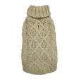 Petstop Dog Jumper - Cable Knit Beige Cheap