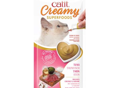 Catit Creamy - Superfoods - Cat Treat - Tuna For Sale