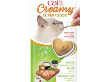 Catit Creamy - Superfoods - Cat Treat - Chicken Fashion