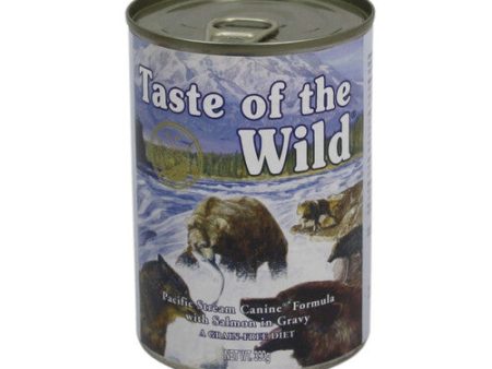 Taste Of The Wild  Pacific Stream Canine Canned Wet Dog Food In Gravy 12 x 390g Cheap