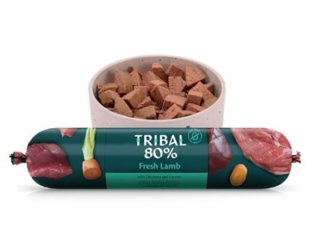 Tribal Fresh Dog Food 80% Lamb Sausage 300g on Sale