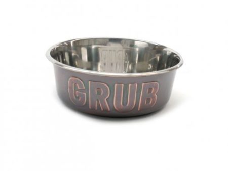 Grub Steel Pet Bowl Large on Sale