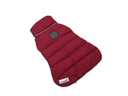 Doodlebone Puffer Jacket Punch & Burgundy Size 3-5 Hot on Sale