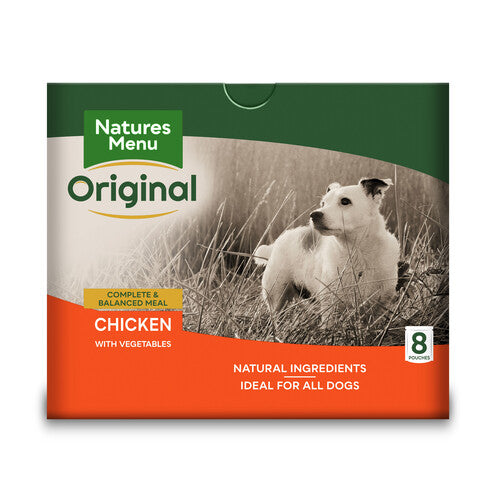 Natures Menu Wet Dog Food Pouch with Chicken 8 x 300g Online Sale