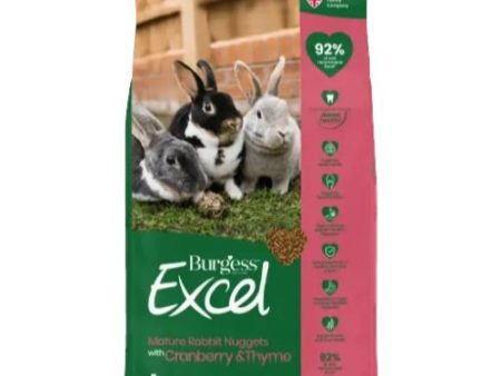 Burgess Excel Rabbit 5+ Mature with Cranberry & Thyme 1.5kg Online Sale