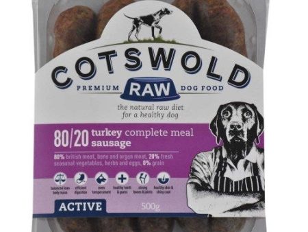 Cotswolds Adult Working Turkey Sausage Active 500g Discount