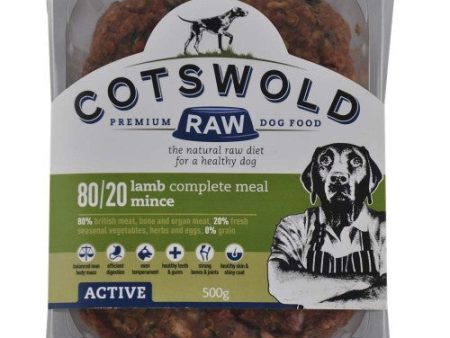 Cotswolds Adult Working Lamb Mince Active 500g Supply