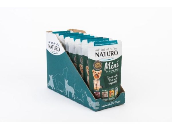 Naturo Adult Mini Dog Food Duck with Rice & Vegetables 150g x 8 on Sale