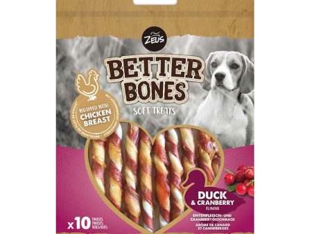 Zeus Better Bones - Duck and Cranberry Chicken Wrapped Twists Sale