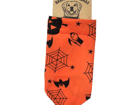 Barking Bandana - Halloween Pumpkin - Orange Sale