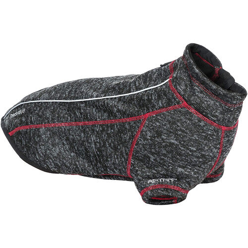 Trespaws Boomer Black Melange Windproof Dog Fleece XS Discount